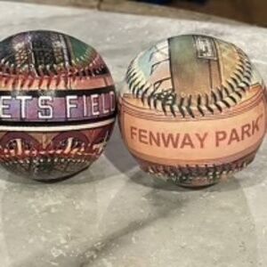Ebbets Field & Fenway Park Unforgettaballs Commemorative Baseballs